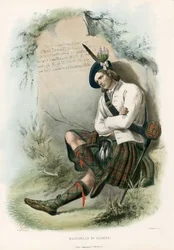 Macdonald von Glenco, aus Die Clans der schottischen Highlands, veröffentlicht 1845